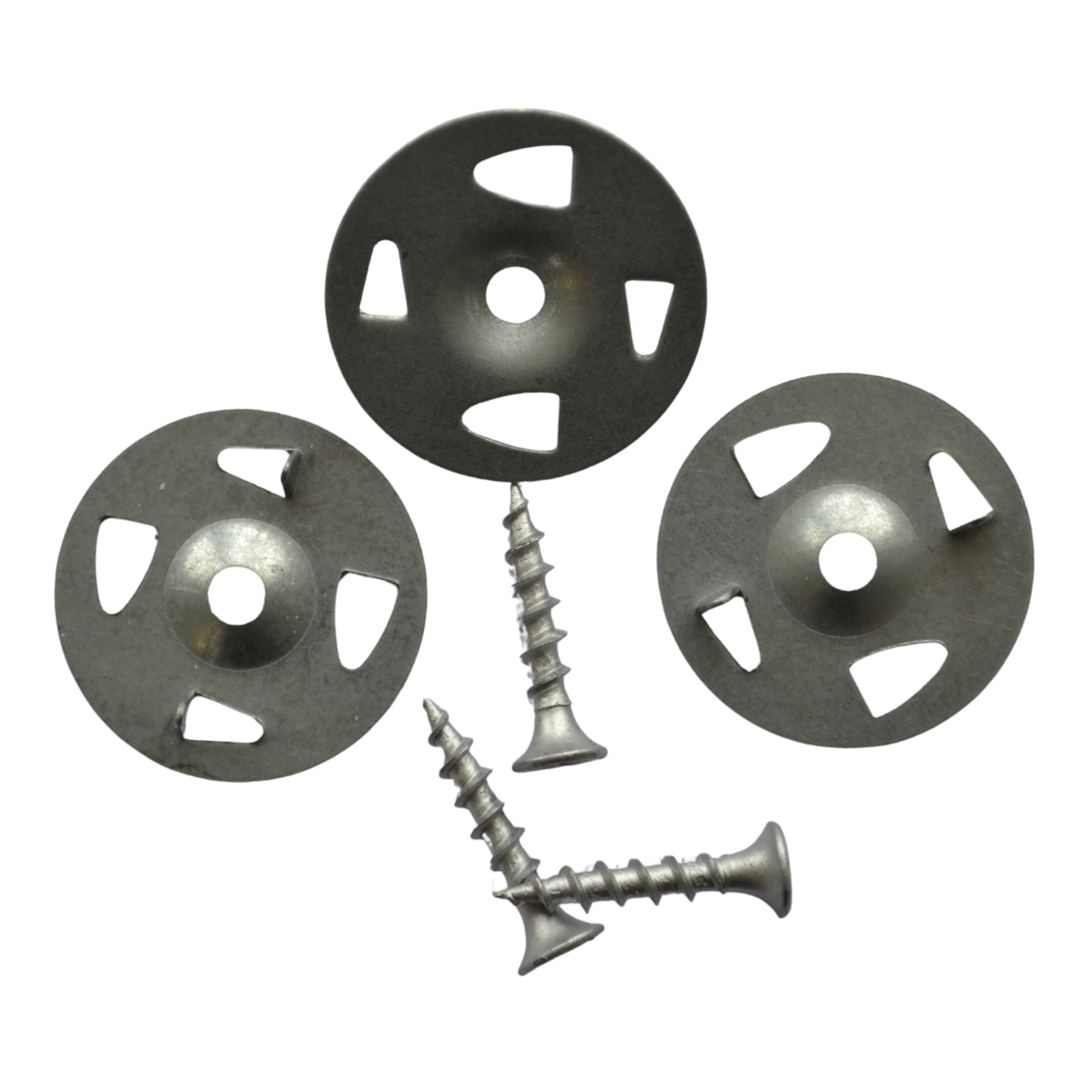 Tecca 25mm Galvanised Steel Washers & Screws – Tile Board Fixing Pack (100)