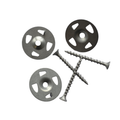 Tecca 45mm Galvanised Steel Washers & Screws – Tile Board Fixing Pack (100)