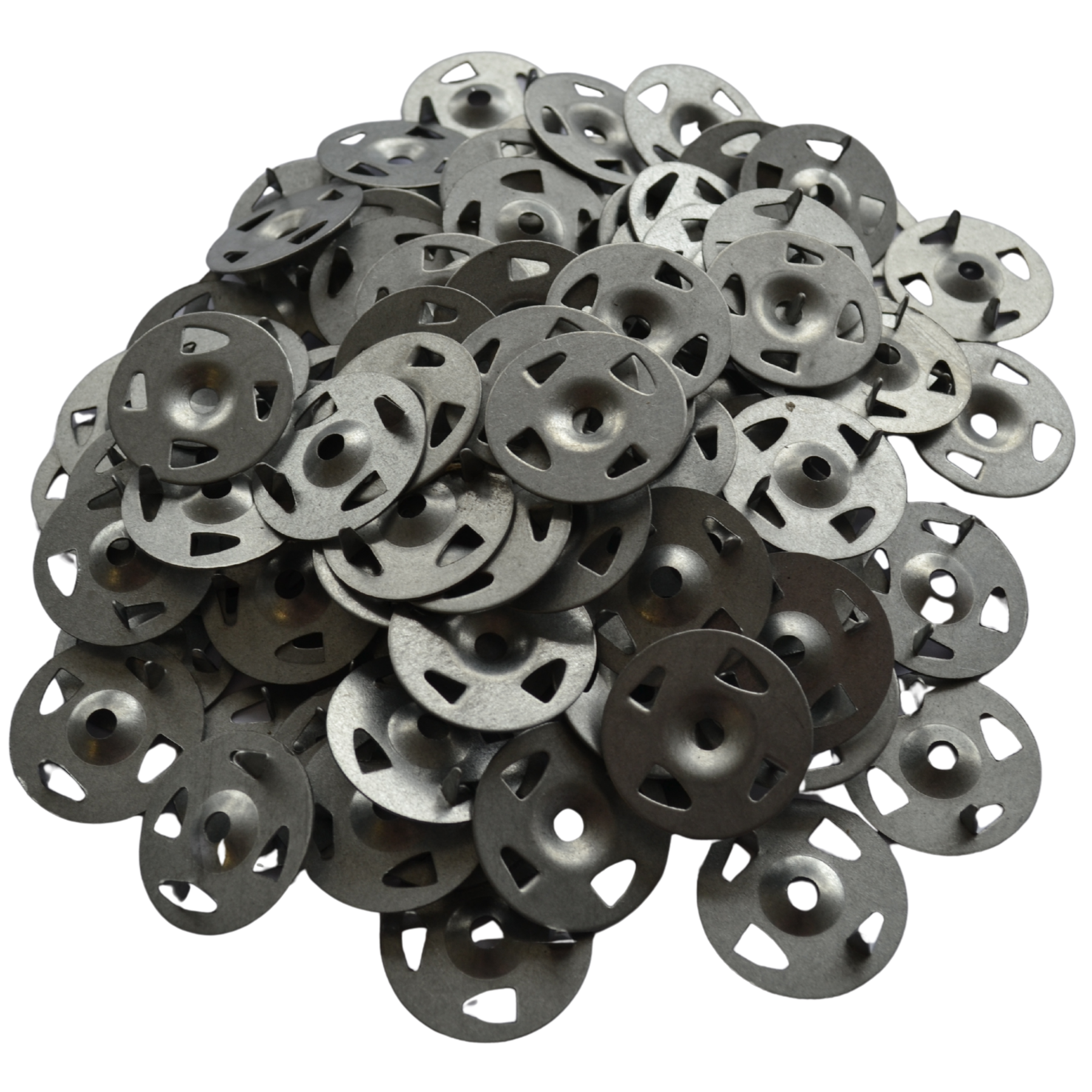 Tecca 45mm Galvanised Steel Washers & Screws – Tile Board Fixing Pack (100)
