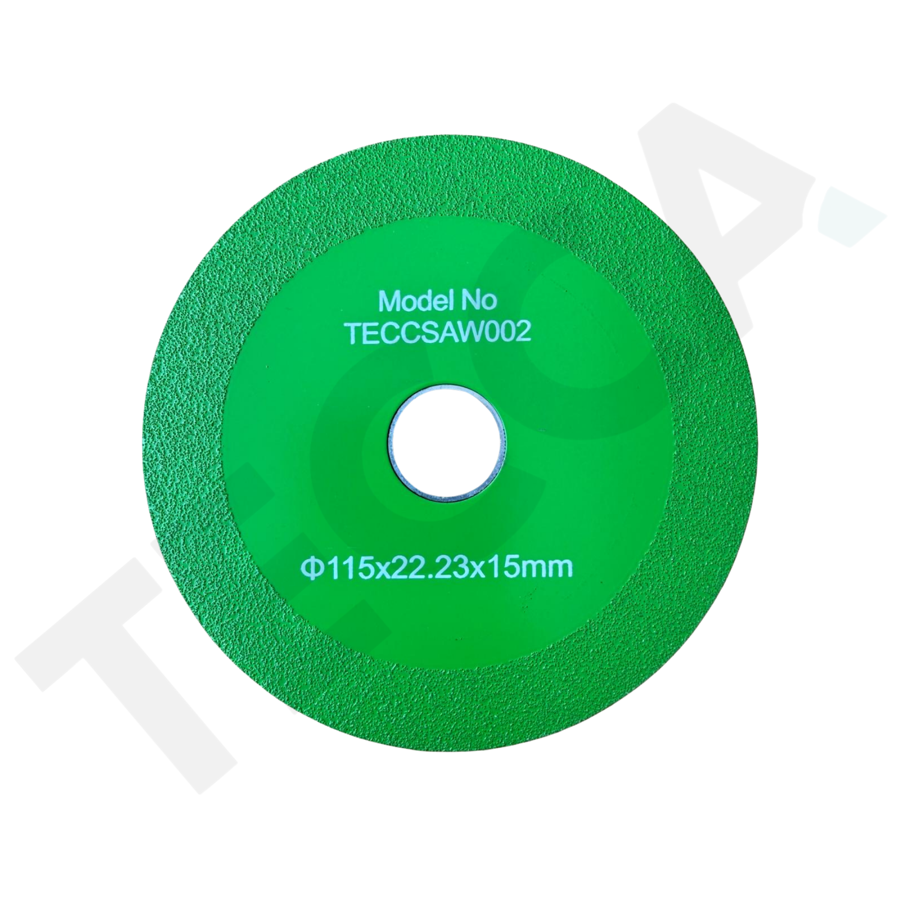 Tecca Diamond Green Cutting Wheel | 115mm | Glass & Porcelain Fine Cut Blade