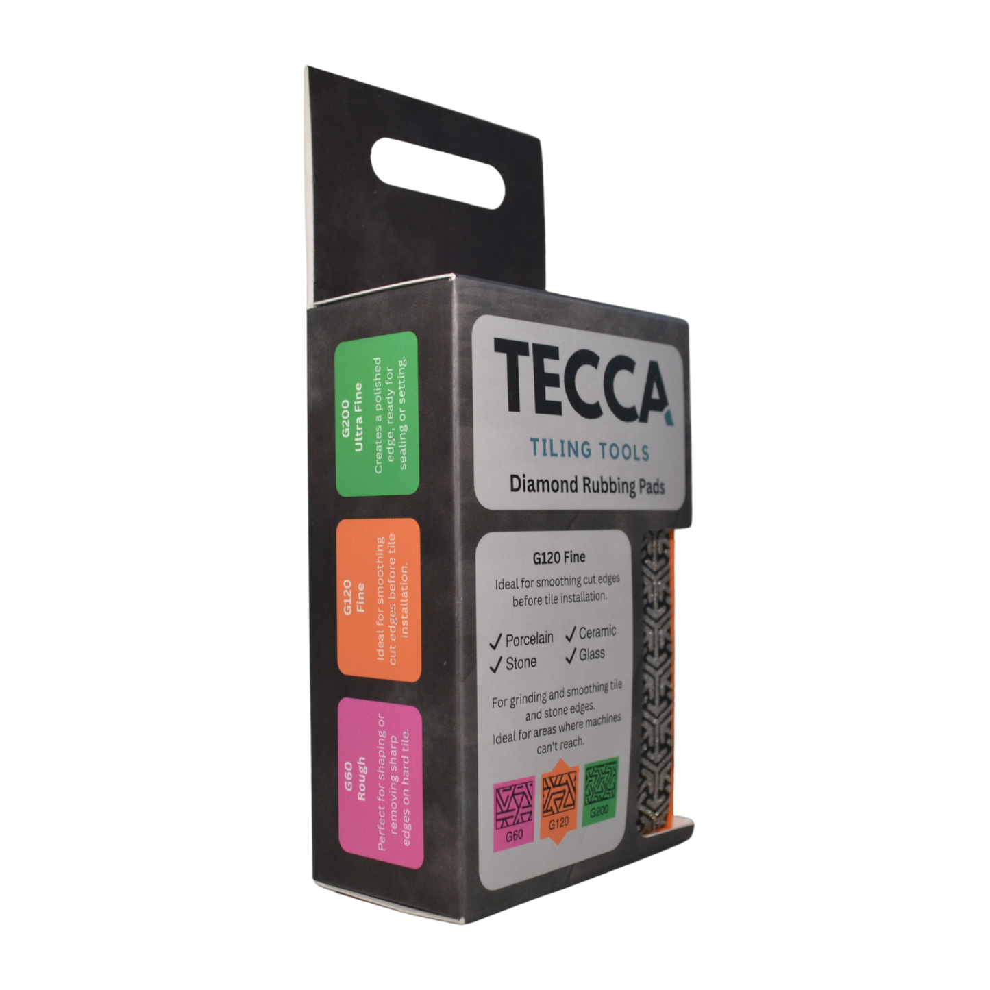 Tecca G120 Fine Diamond Rubbing Pad – For Smoothing Tile Edges