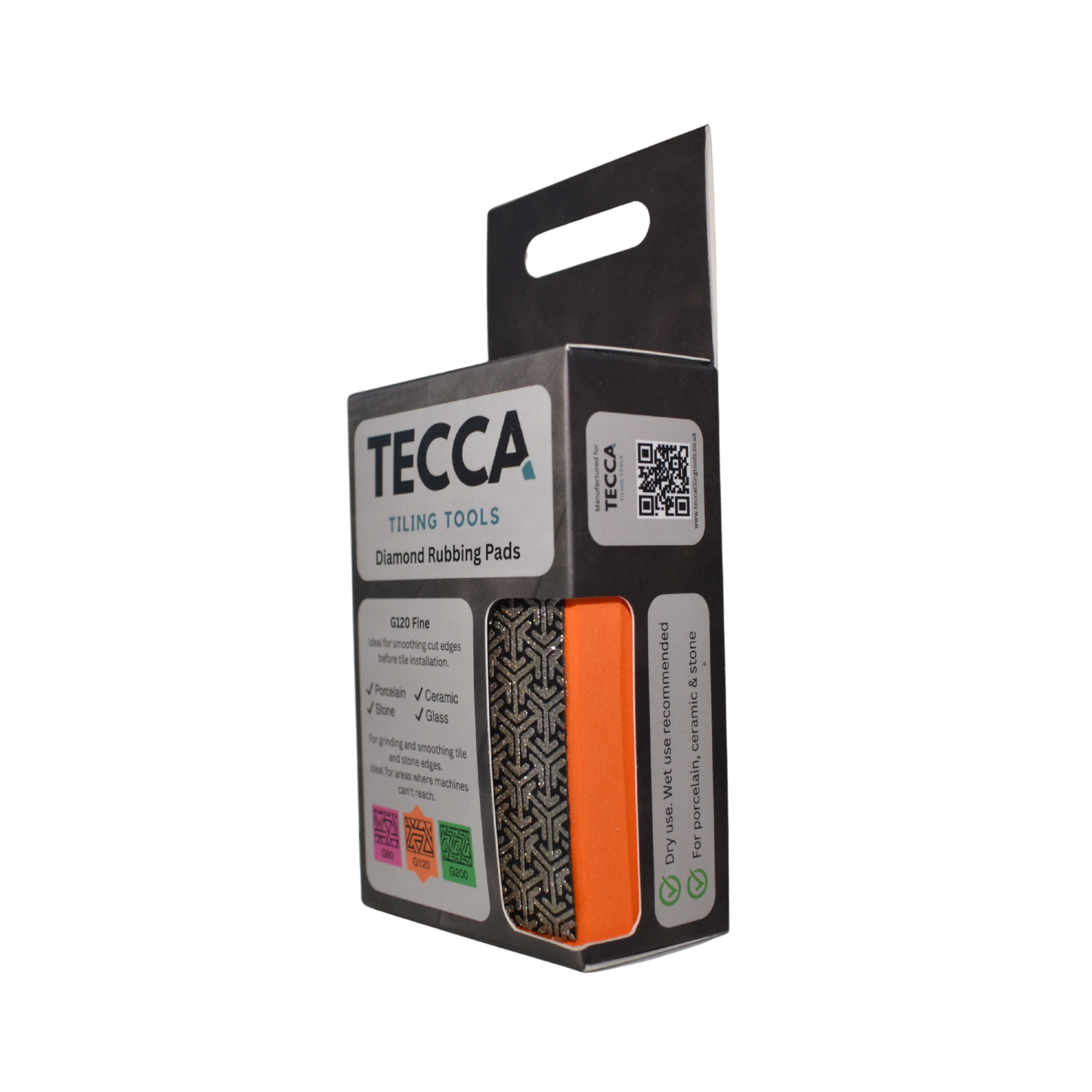 Tecca G120 Fine Diamond Rubbing Pad – For Smoothing Tile Edges