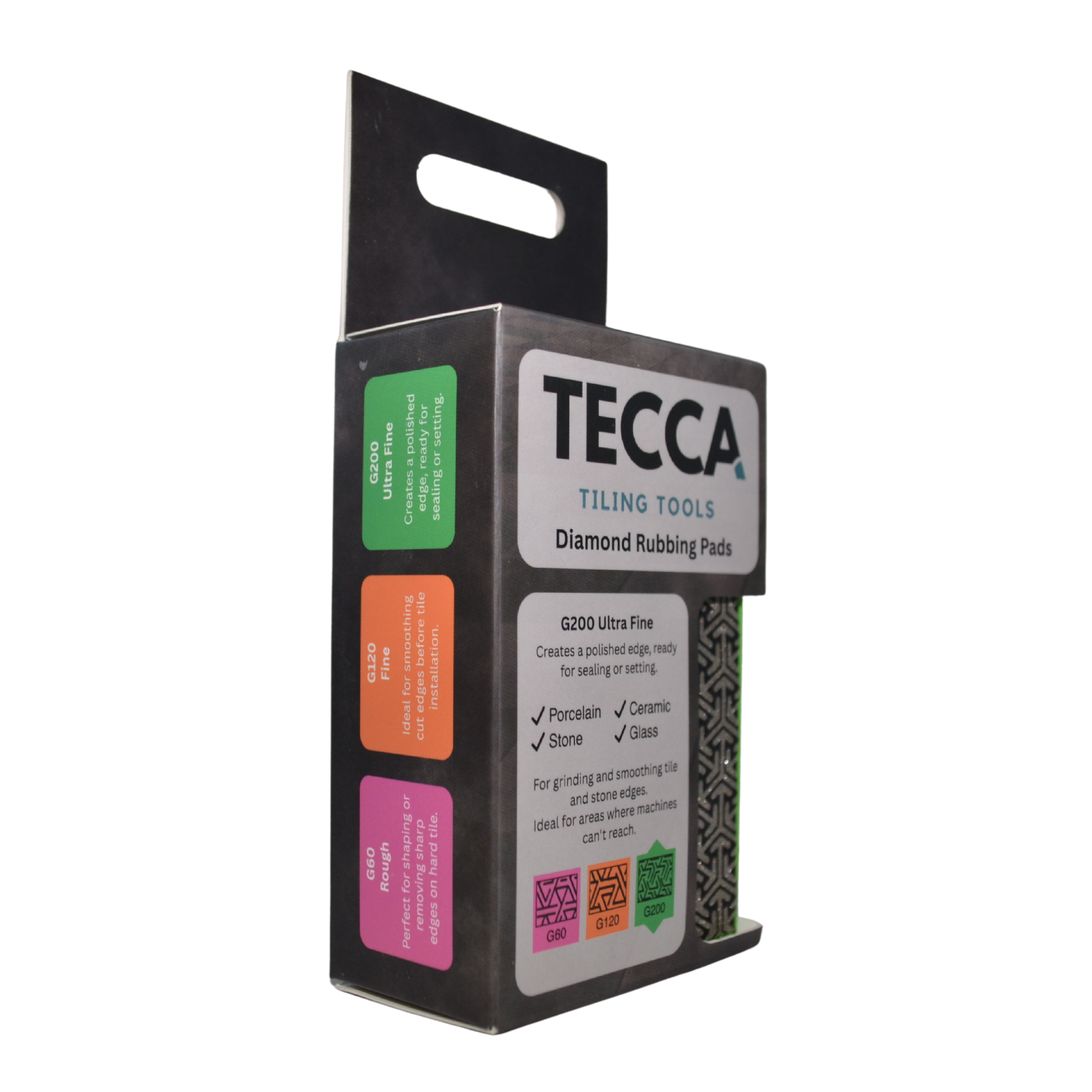 Tecca G200 Ultra Fine Diamond Rubbing Pad – For Polishing & Finishing Tile Edges