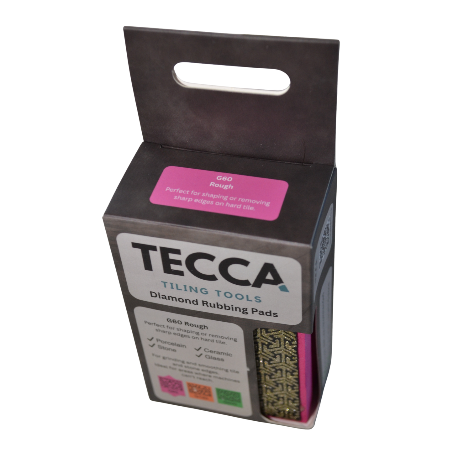 Tecca G60 Rough Diamond Rubbing Pad – For Shaping & Smoothing Hard Tiles