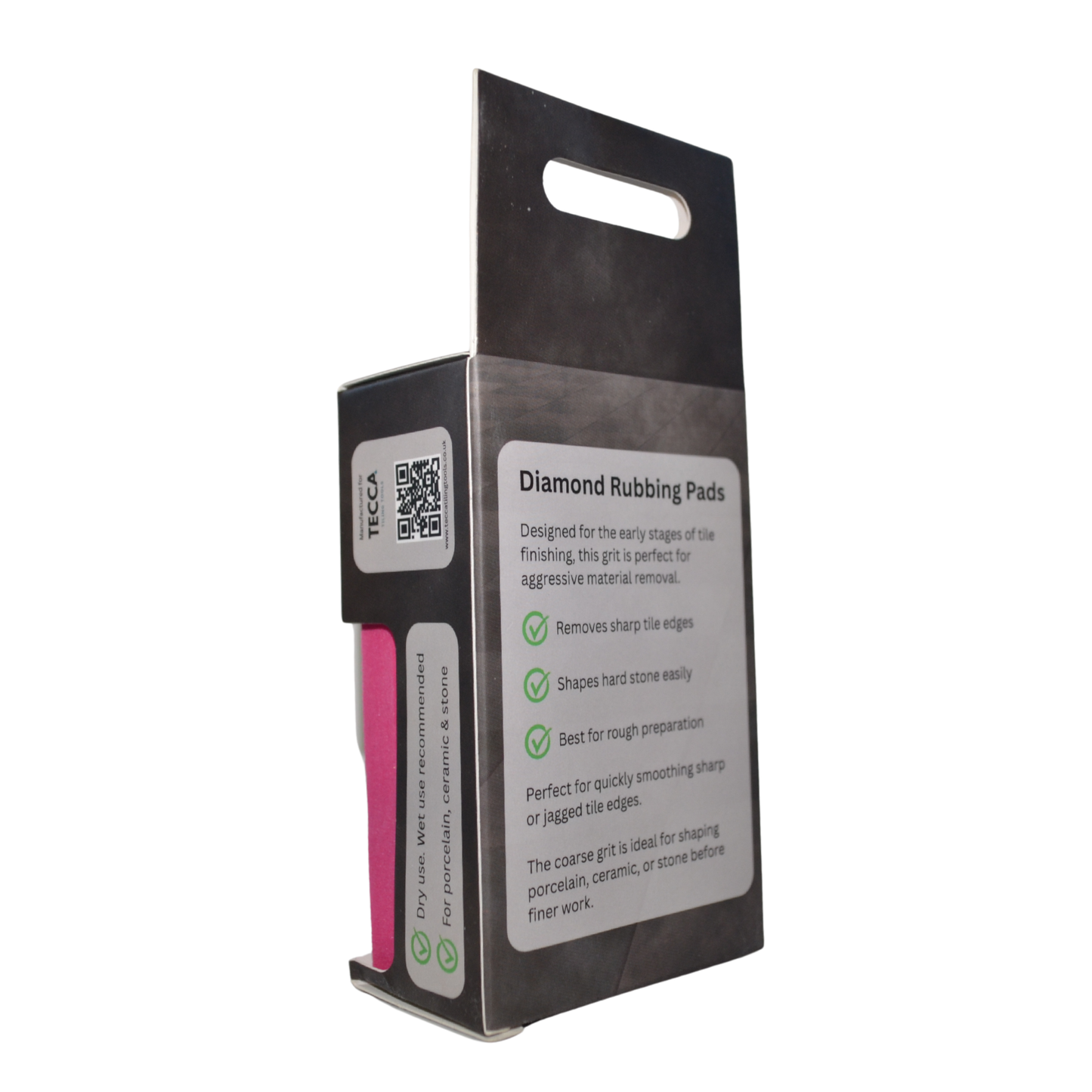 Tecca G60 Rough Diamond Rubbing Pad – For Shaping & Smoothing Hard Tiles