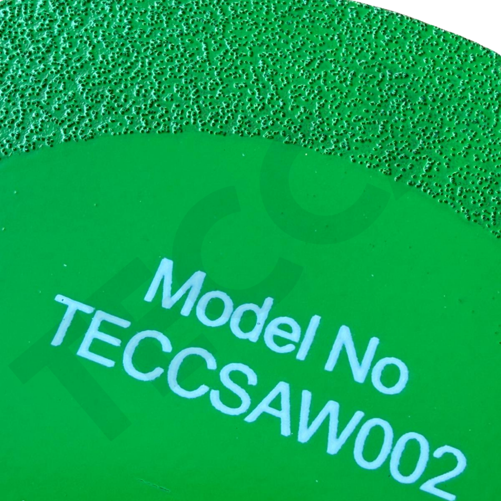 Tecca Diamond Green Cutting Wheel | 115mm | Glass & Porcelain Fine Cut Blade