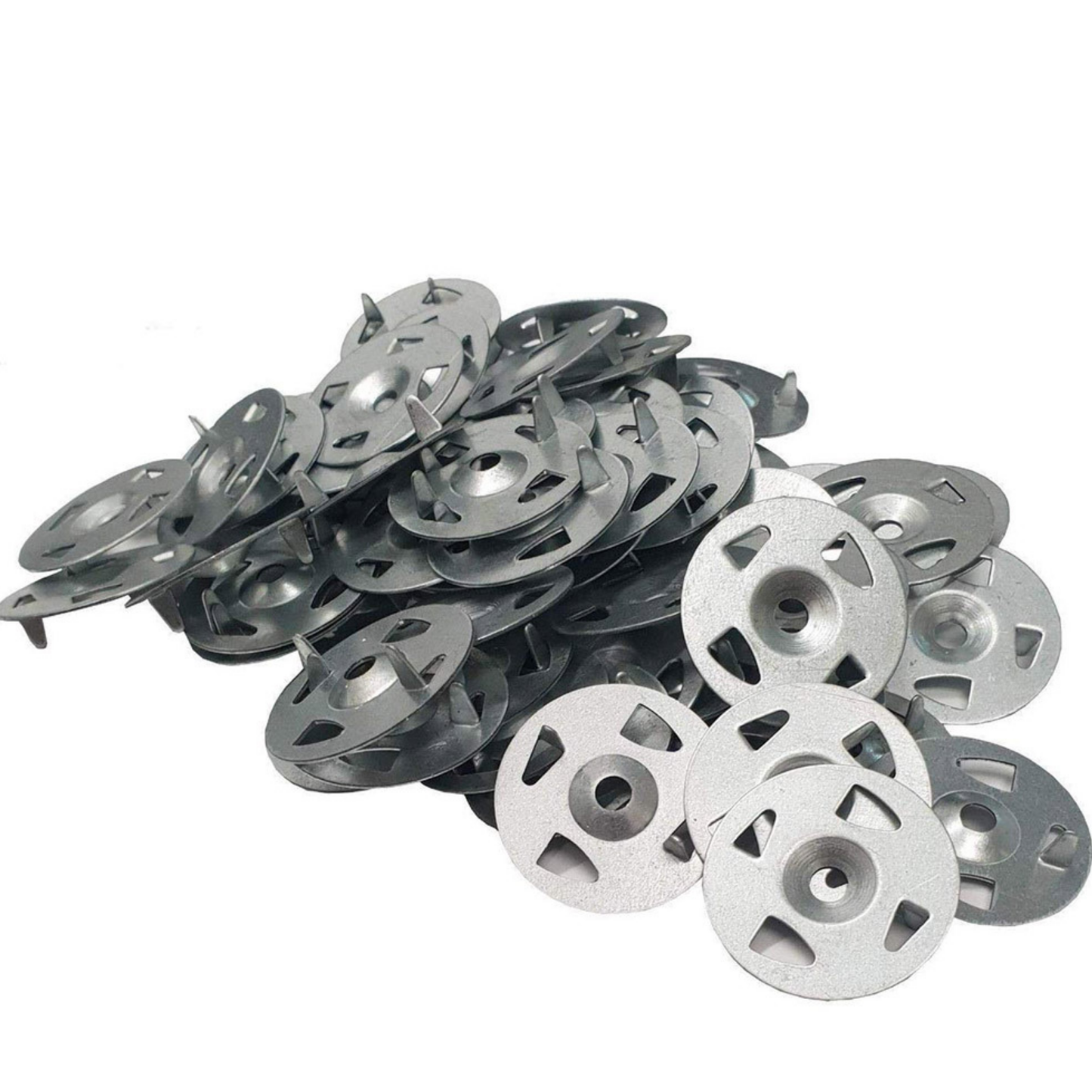 Tecca 45mm Galvanised Steel Washers & Screws – Tile Board Fixing Pack (100)