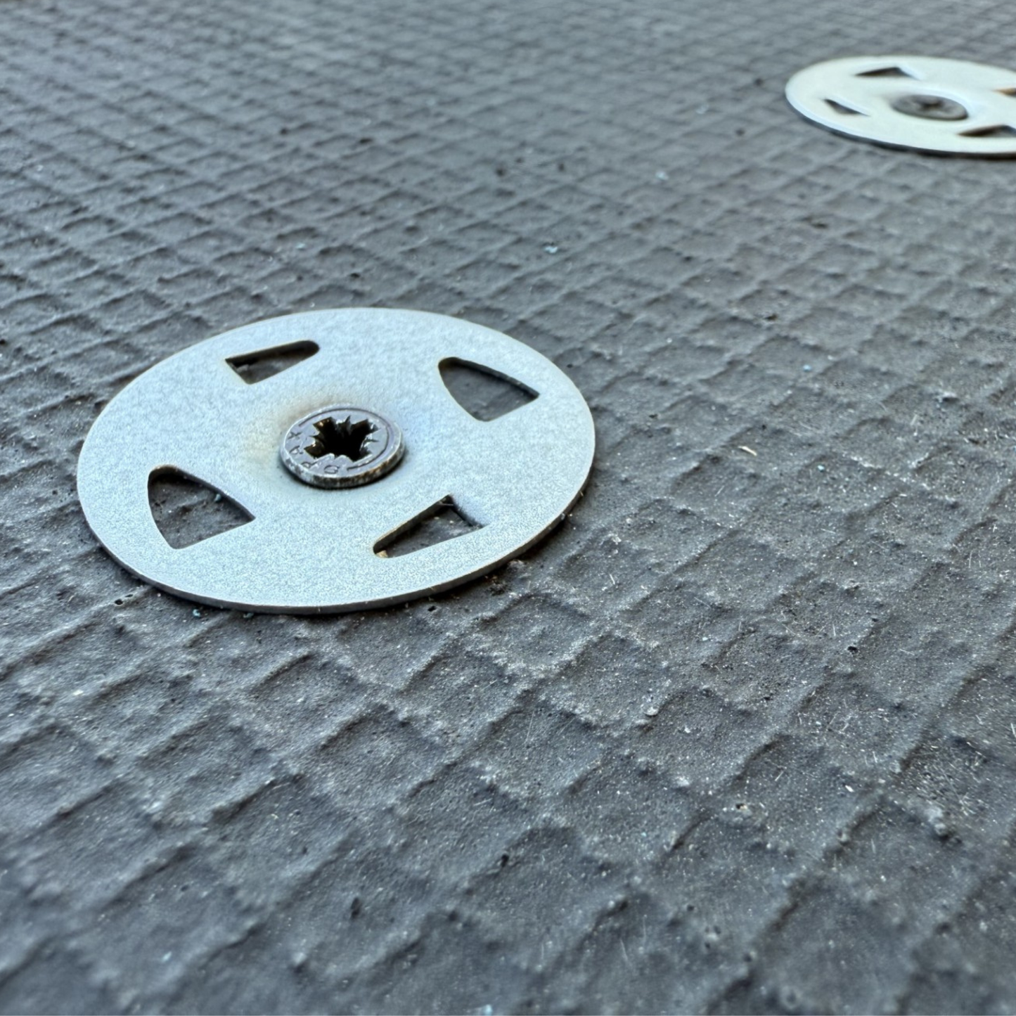 Tecca 45mm Galvanised Steel Washers & Screws – Tile Board Fixing Pack (100)