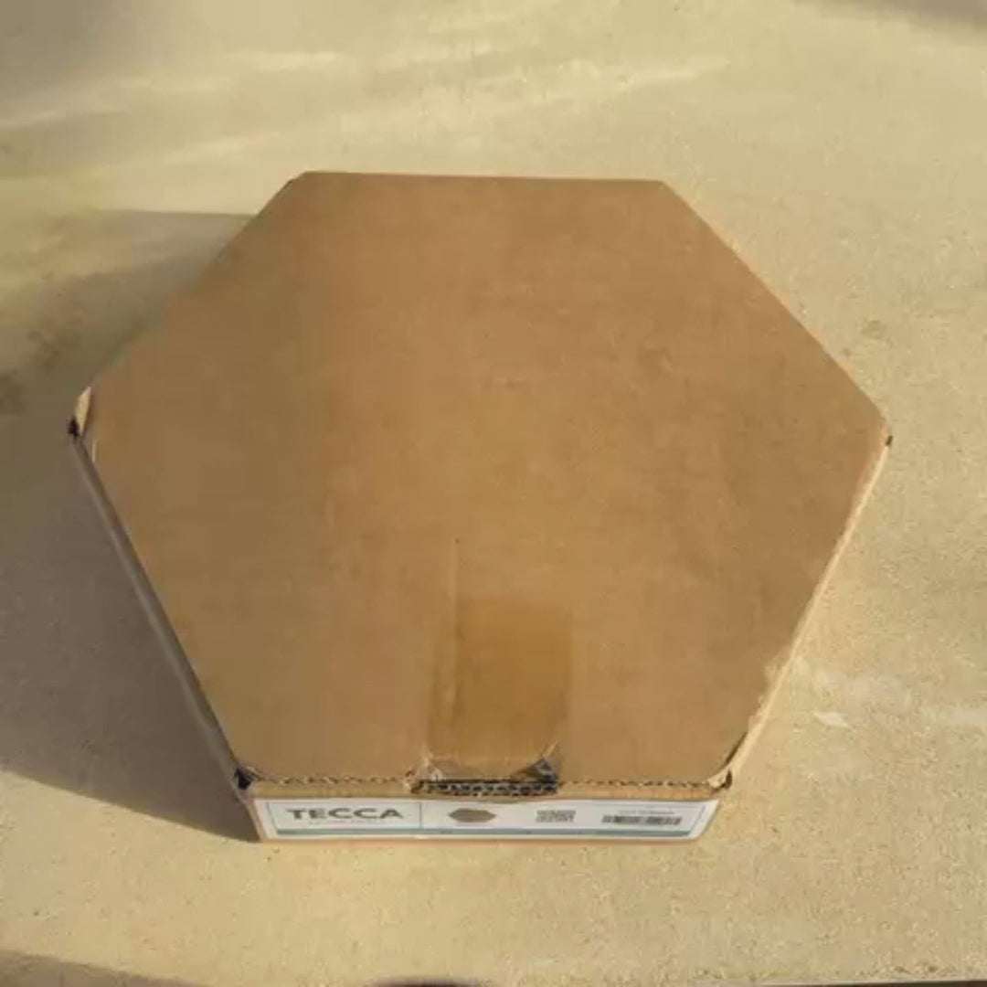 Tecca Black Self-Adhesive Acoustic Hexagon Wall Panels | Sound Absorbing | 5 Pack